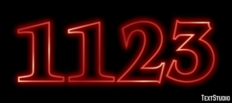 1123 Efeito de texto