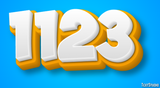 1123 Efeito de texto