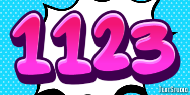 1123 Efeito de texto