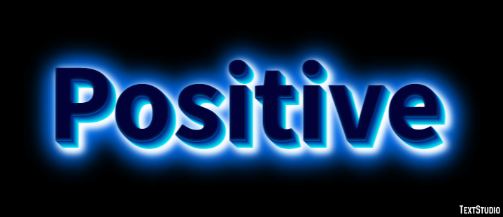 Positive Text Effect