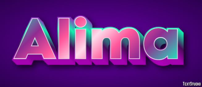 Alima Text Effect