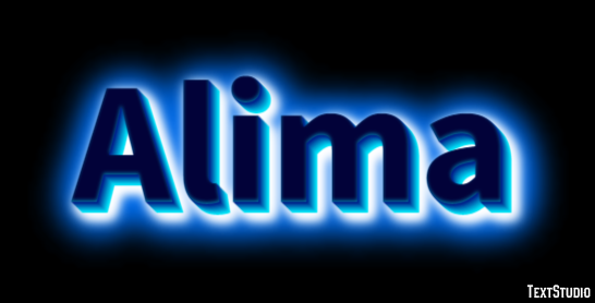 Alima Effetto testo