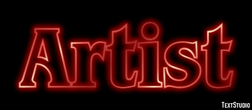 Artist Text effect