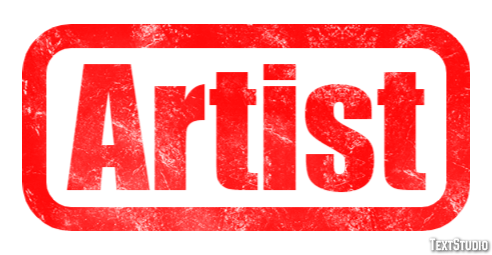 Artist Text effect