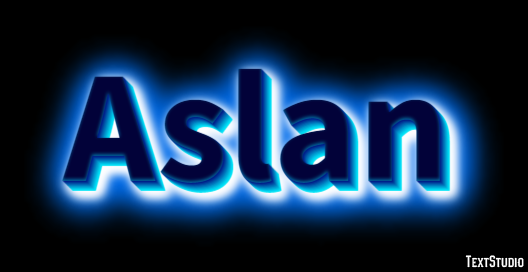 Aslan テキスト効果