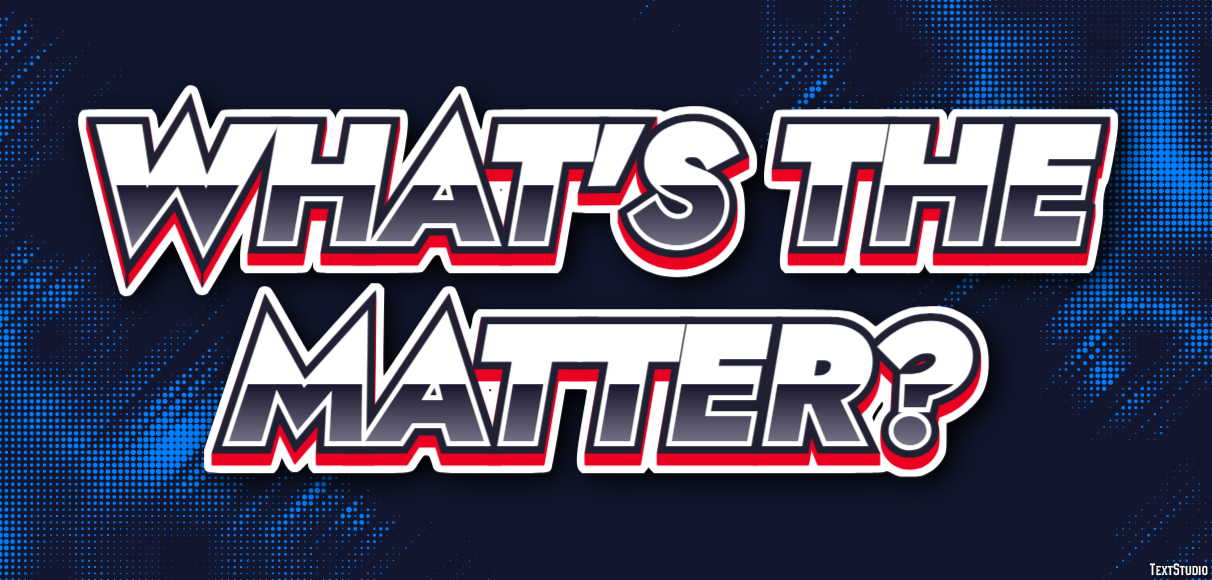 What's the matter? Efeito de texto