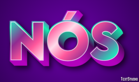 Nós Efeito de texto