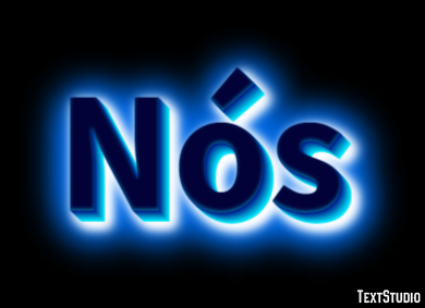 Nós Efeito de texto