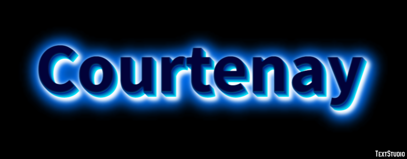 Courtenay Effetto testo