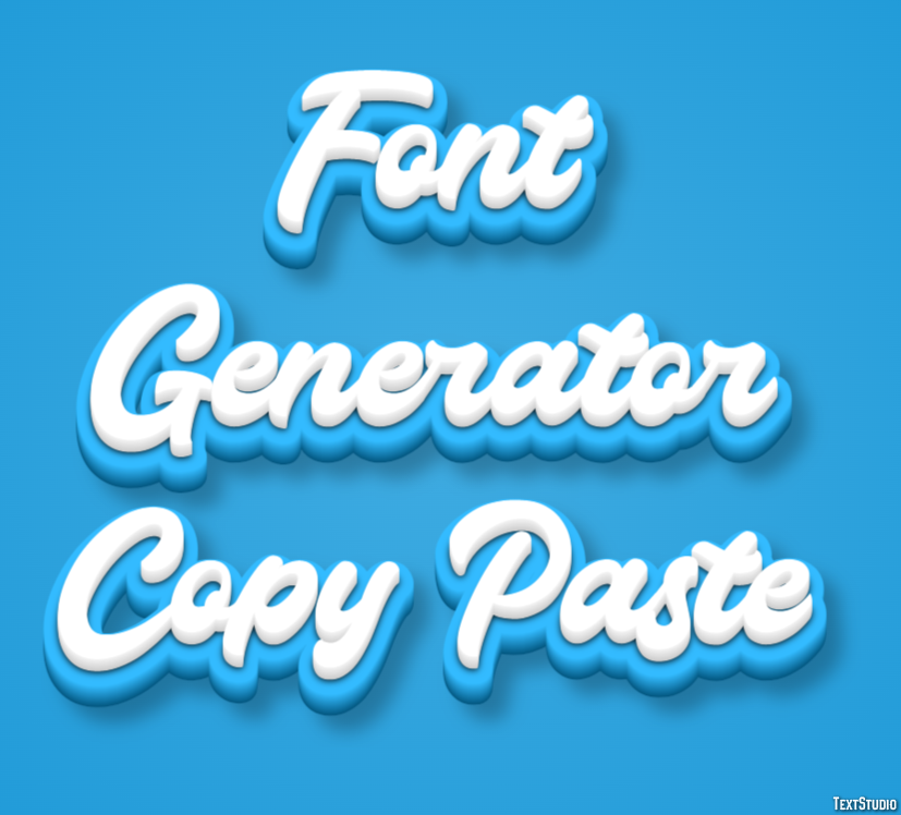 Font Generator Copy Paste Effetto testo