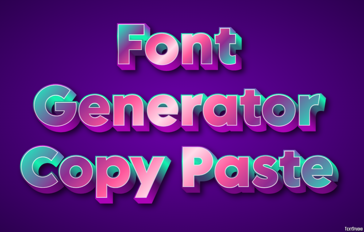 Font Generator Copy Paste Effetto testo