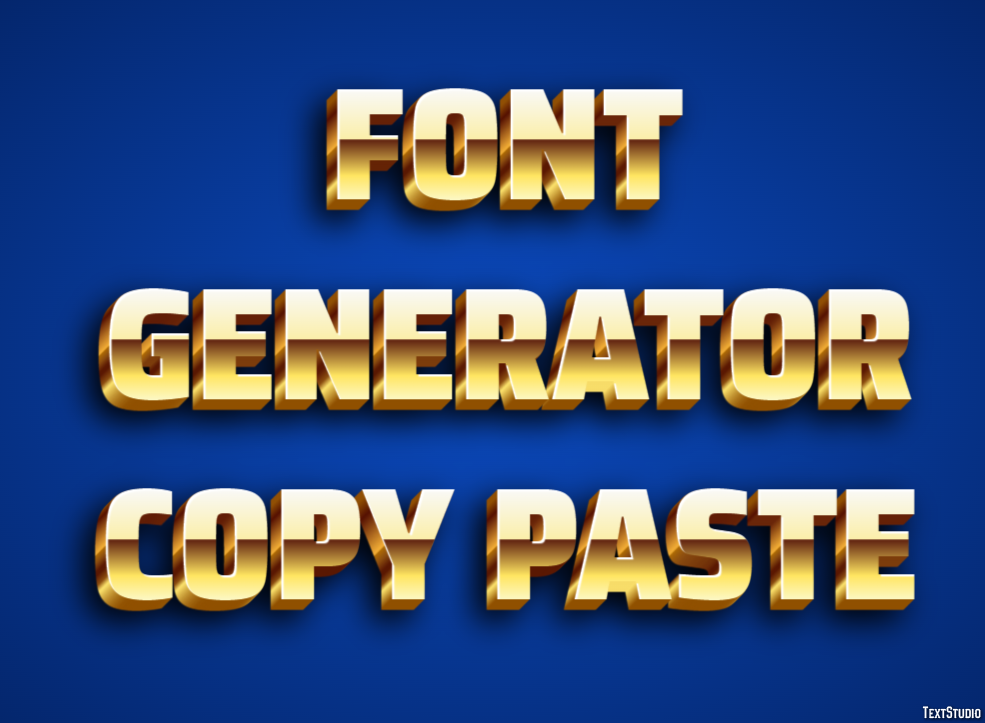 Font Generator Copy Paste Text Effect