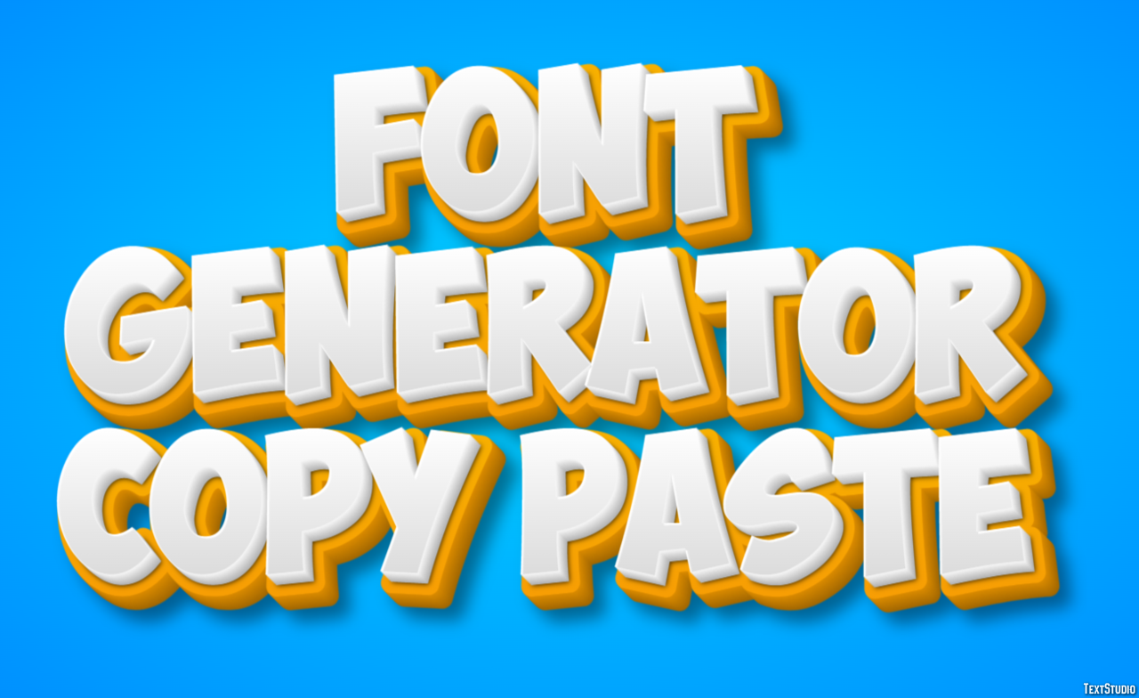 Font Generator Copy Paste Effetto testo