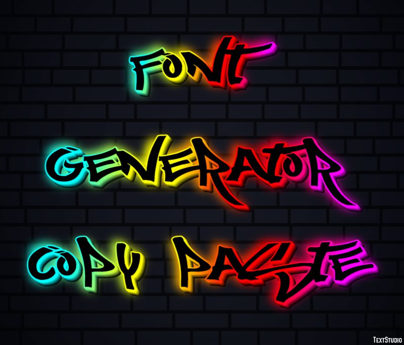 Font Generator Copy Paste Effetto testo