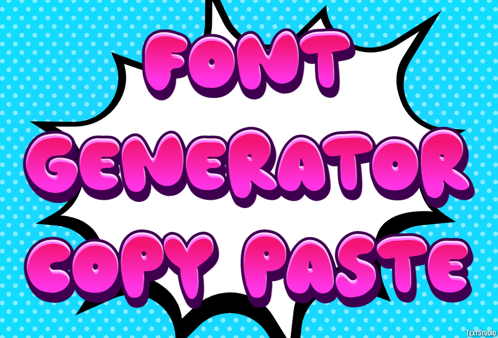 Font Generator Copy Paste Effetto testo