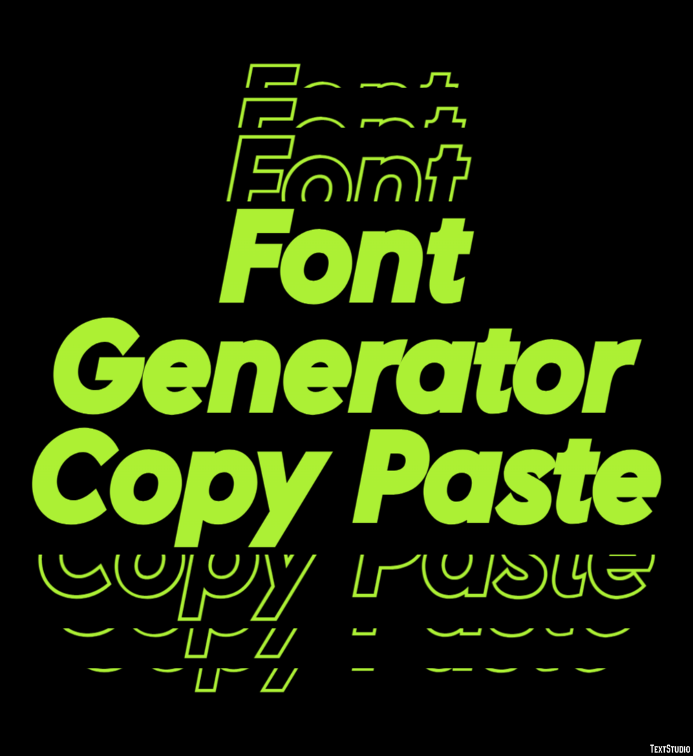 Font Generator Copy Paste Effetto testo