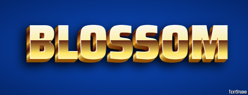 Blossom Text Effect
