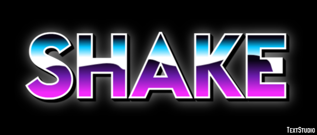 Shake Effet de Texte