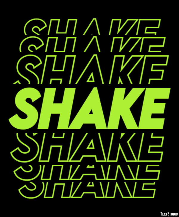 Shake Effet de Texte