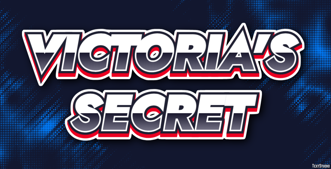 Victoria's Secret Tekst Effect