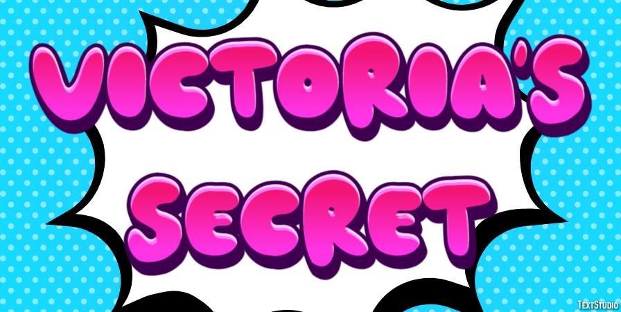 Victoria's Secret Tekst Effect
