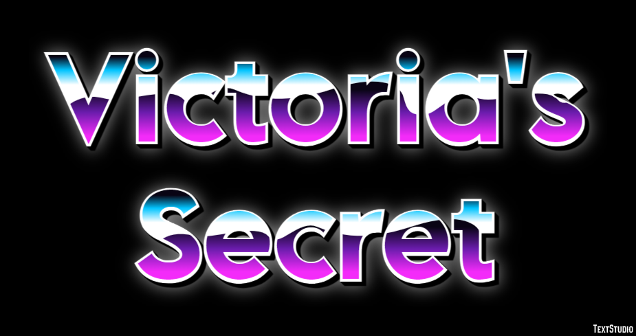 Victoria's Secret Tekst Effect
