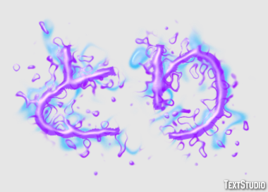 とり Efeito do texto
