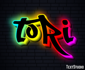 とり Efeito do texto