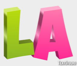Lá Эффект текста