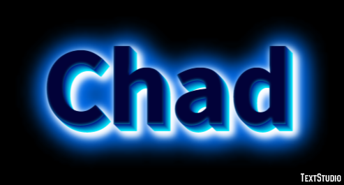 Chad Efecto de Texto