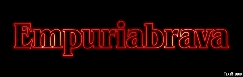 Empuriabrava Efekt tekstowy