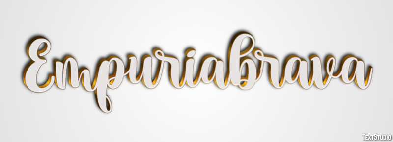Empuriabrava Effetto testo