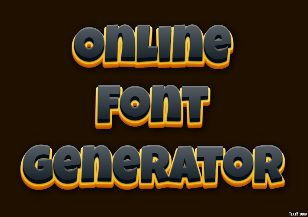 Online Font Generator Efekt tekstowy