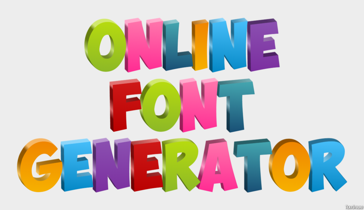 Online Font Generator Efekt tekstowy