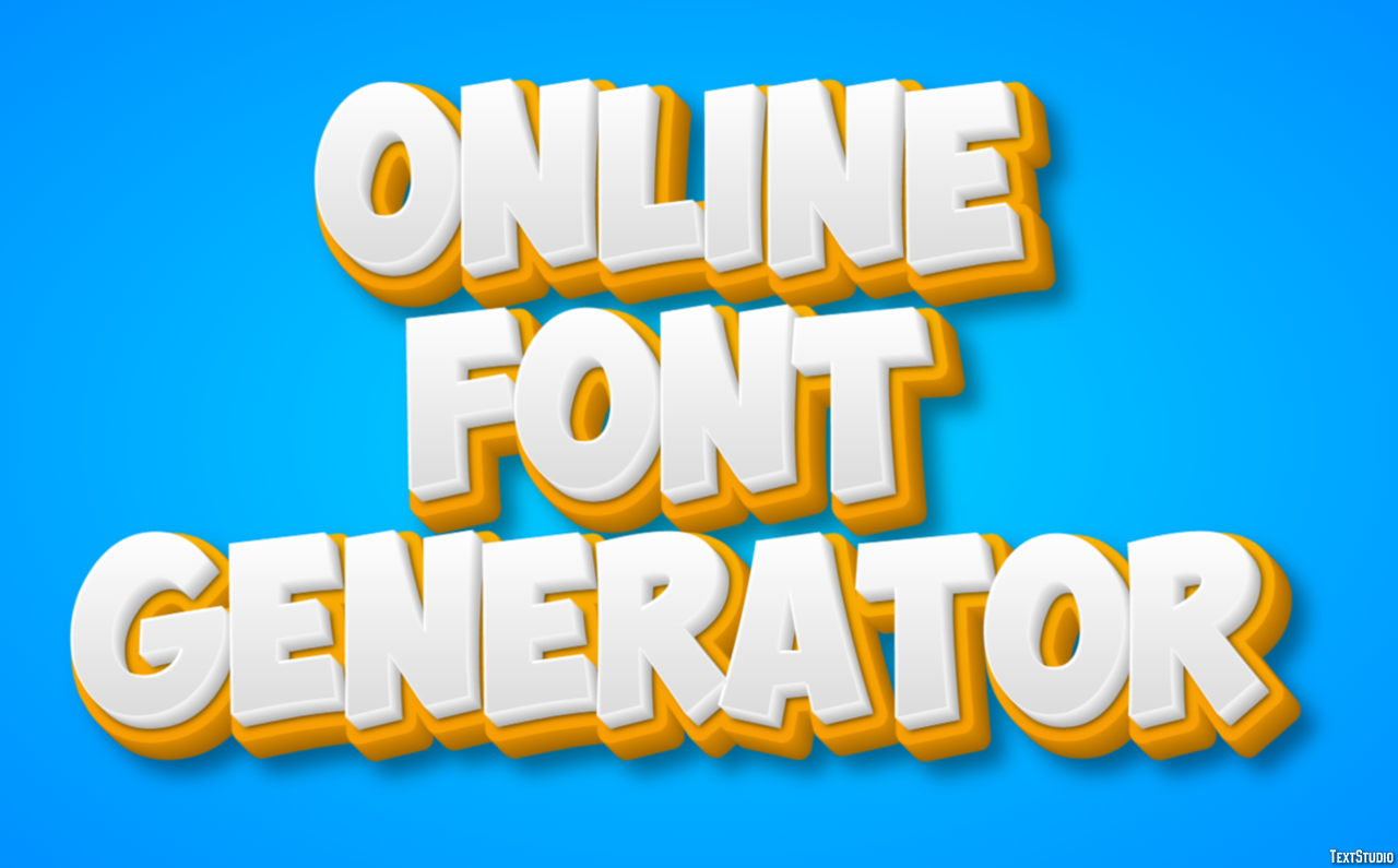 Online Font Generator Efekt tekstowy