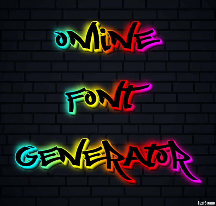 Online Font Generator Efekt tekstowy