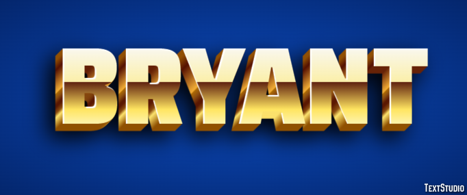 Bryant Text Effect