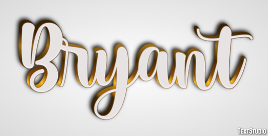 Bryant Text Effect