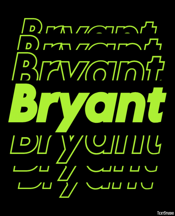 Bryant Text Effect