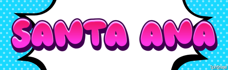 Santa Ana Efekt tekstowy