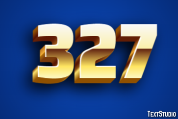 327 Text Effect