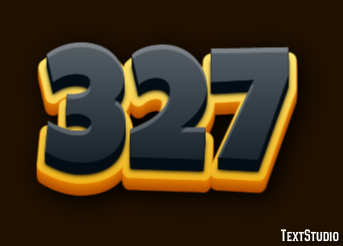 327 Text Effect
