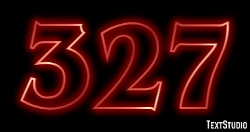 327 Tekst Effect