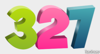 327 Tekst Effect