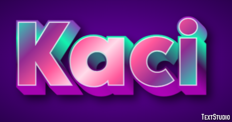 Kaci Efecto de Texto