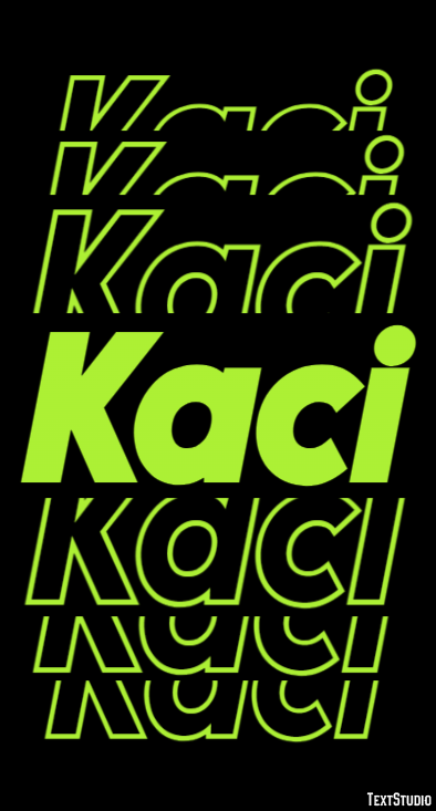 Kaci Efecto de Texto