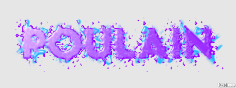 Poulain Effet de texte