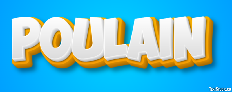 Poulain Effet de texte