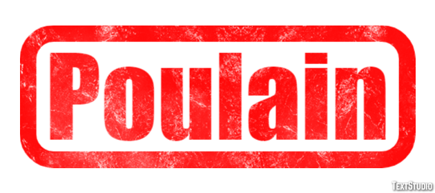 Poulain Effet de texte
