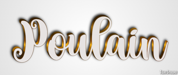 Poulain Effet de texte
